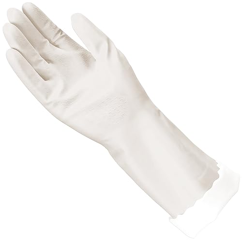 Mr. Clean Bliss Cleaning Gloves Premium Reusable Vinyl Latex-Free Gloves with Non-Slip Grip, Large
