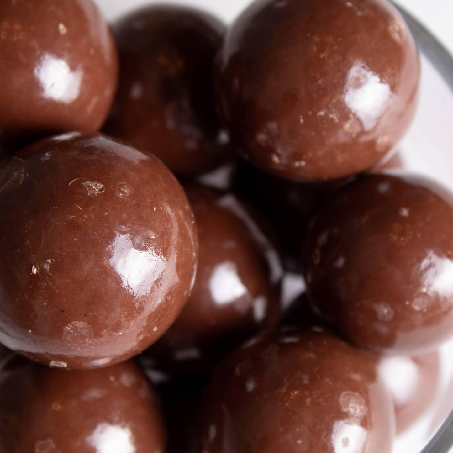 Lehman's Chocolate Malted Milk Balls, Milk Chocolate Coated Candy, 3 Pack of 8 oz Resealable Bags