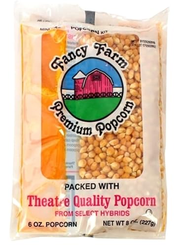 Fancy Farms Popcorn Mini-Max Kit - 8 oz. kit, 36 per case