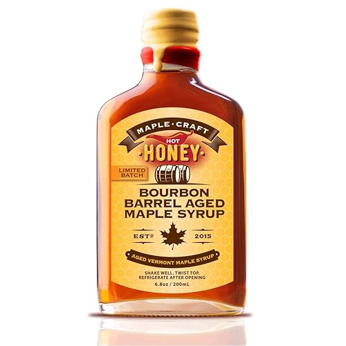 Maple Craft Foods, Hot Honey-Infused Bourbon Barrel Aged Maple Syrup