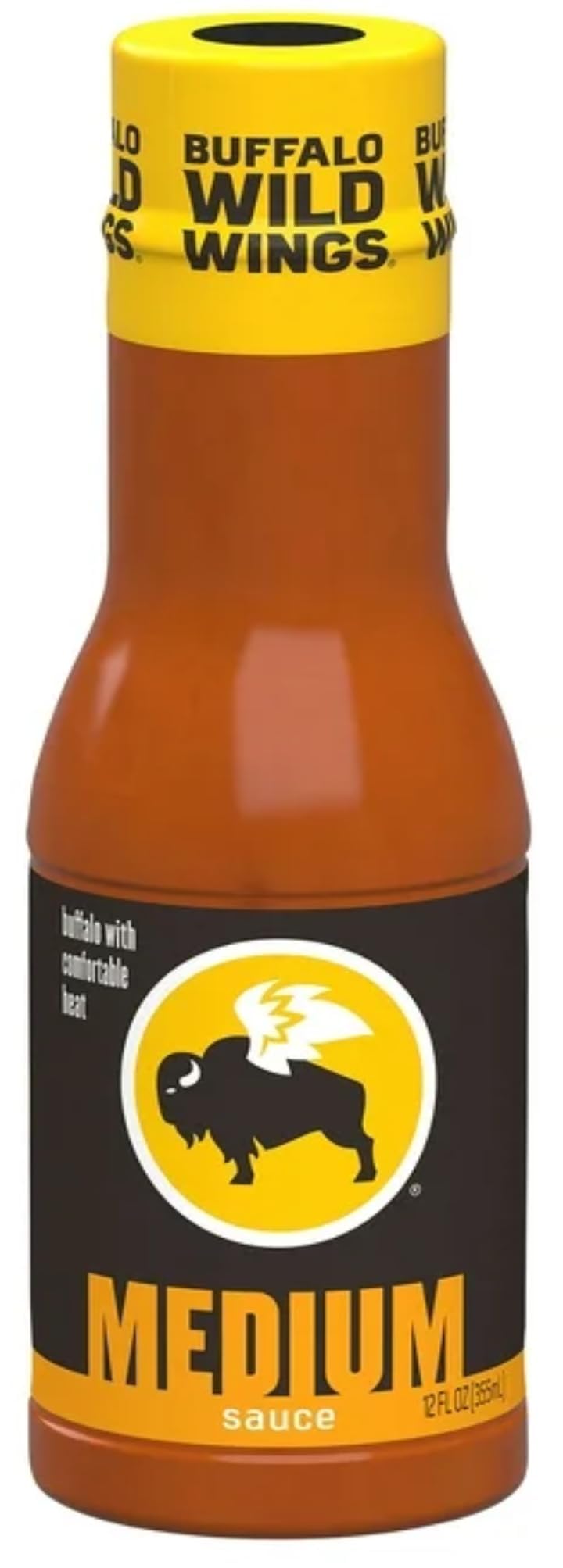 Buffalo Wild Medium Sauce, Classic Wing Marinade, Comfortably Hot, Elevate your Game and Stay Stocked Up and Buffalo Sauce, Use on Variety of Foods