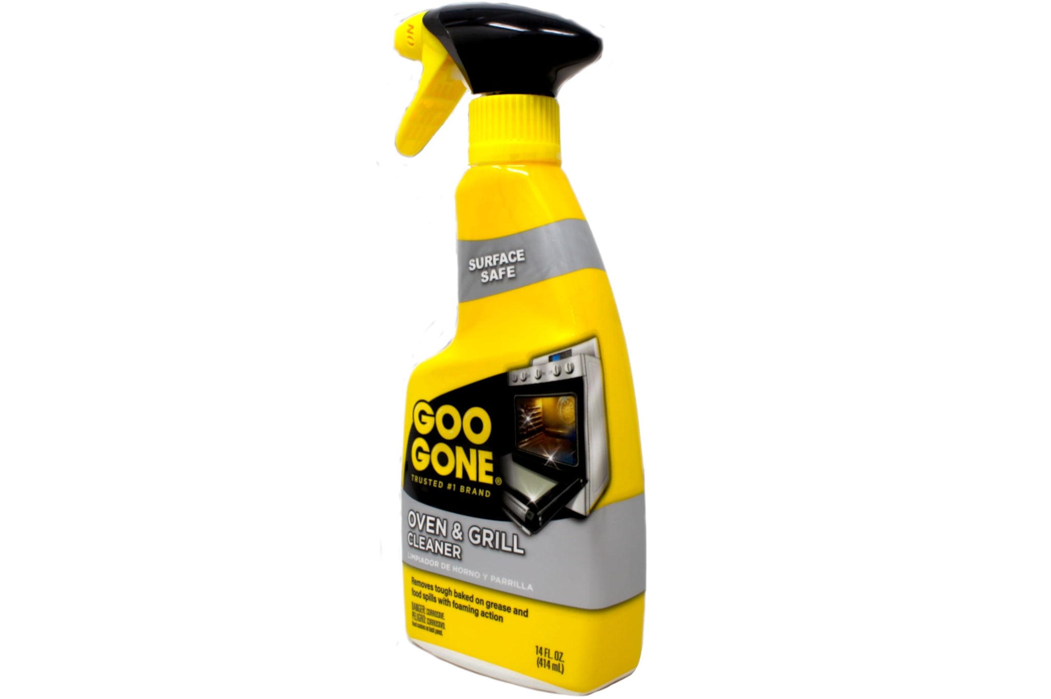 Goo Gone Oven & Grill Cleaner, Surface Safe, Removes Tough Baked-On Grease & Food Spills, Foaming Action, 14 fl oz