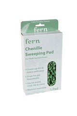 Fern MK27124 Chenille Mop Refill - Green Microfiber Sweeping Pad Compatible with Fern 48? Mop Kits - Machine Washable, Multi-Surface Cleaning, Pet
