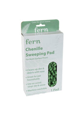 Fern MK27124 Chenille Mop Refill - Green Microfiber Sweeping Pad Compatible with Fern 48? Mop Kits - Machine Washable, Multi-Surface Cleaning, Pet