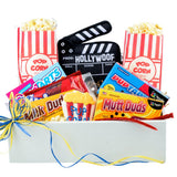 Gift Basket For Dog and Dog Owners, Movie Night Theme with Snacks Included, Dog Treats, Adult Snacks, Dog Toy, Holiday Gift Basket For Loved Ones