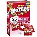 SKITTLES Original Fun Size Valentine's Exchange Chewy Candy, 23 Ct Box, Valentine's Candy