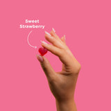 SmartSweets Strawberry Hearts, Gluten Free Gummies, Plant Based, Healthy Snacks for Adults & Kids, Fun Chewy Candy, Low Calorie, Low Sugar Snack, No