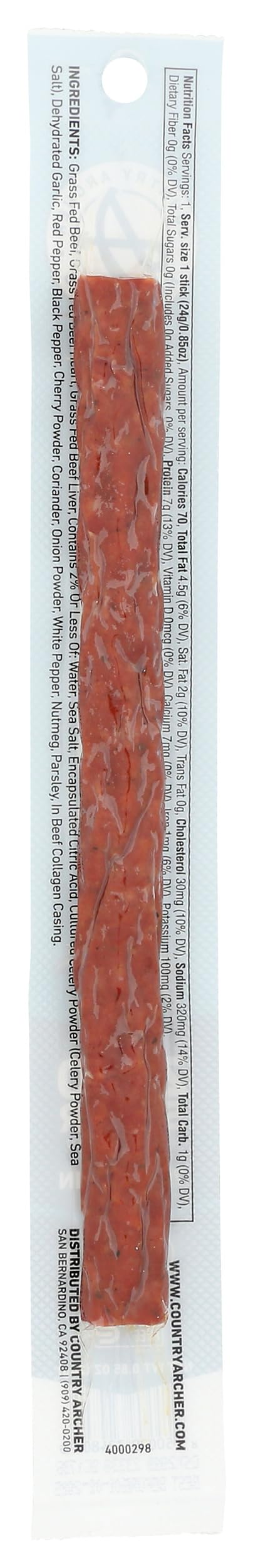 Country Archer, Beef Stick Ancestral Blend Orginal, 0.85 Ounce