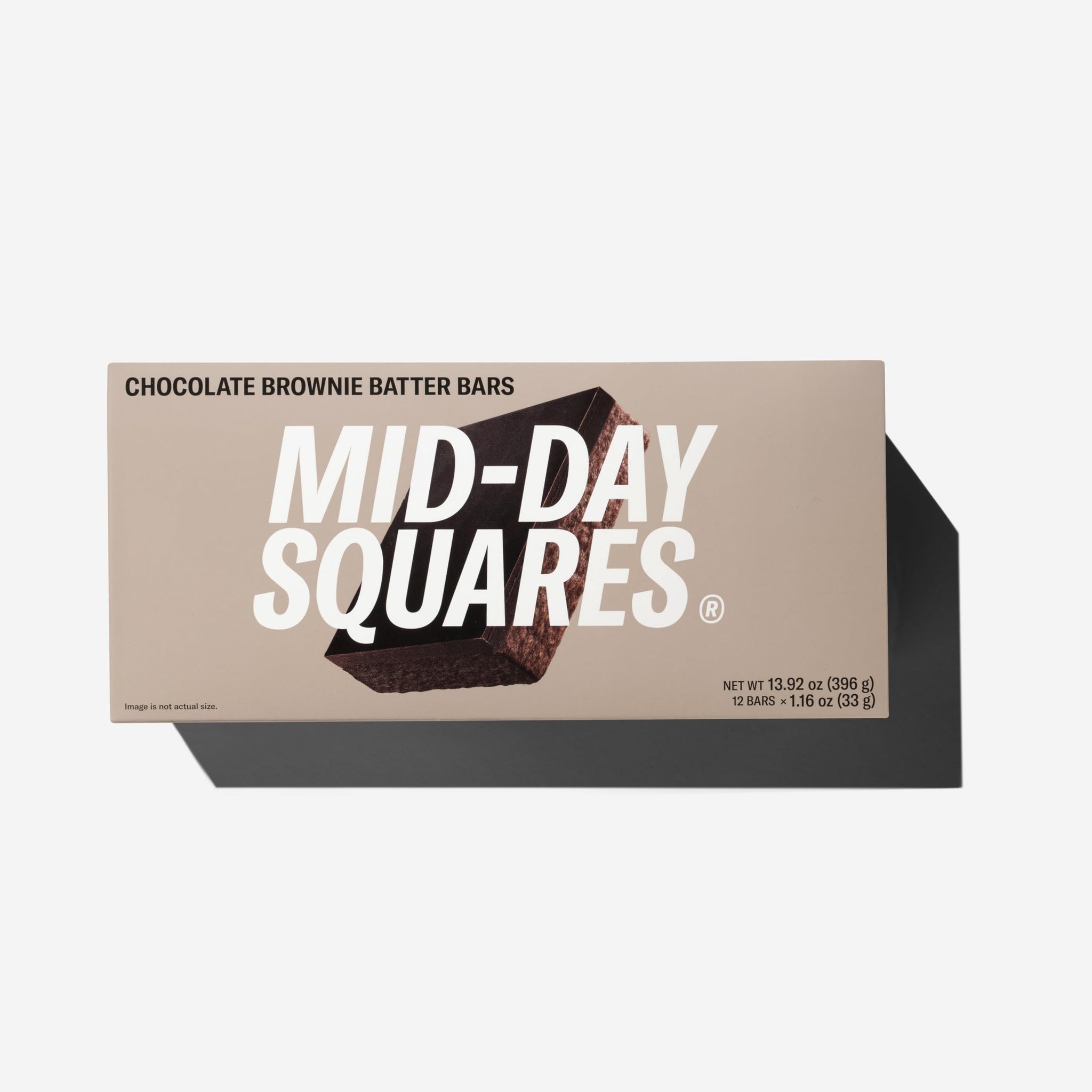 Mid-Day Squares, Chocolate Brownie Batter Bar, 1.16 Ounce
