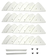 Adjustable Magnetic Window Cleaner Tool Replacement Kit, Double-Sided Window Cleaning Tool for High Outside Windows and Apartments (Kit)