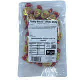 WALKERS NONSUCH TOFFEE Walker's Nonsuch Nutty Brazil Toffees 250g