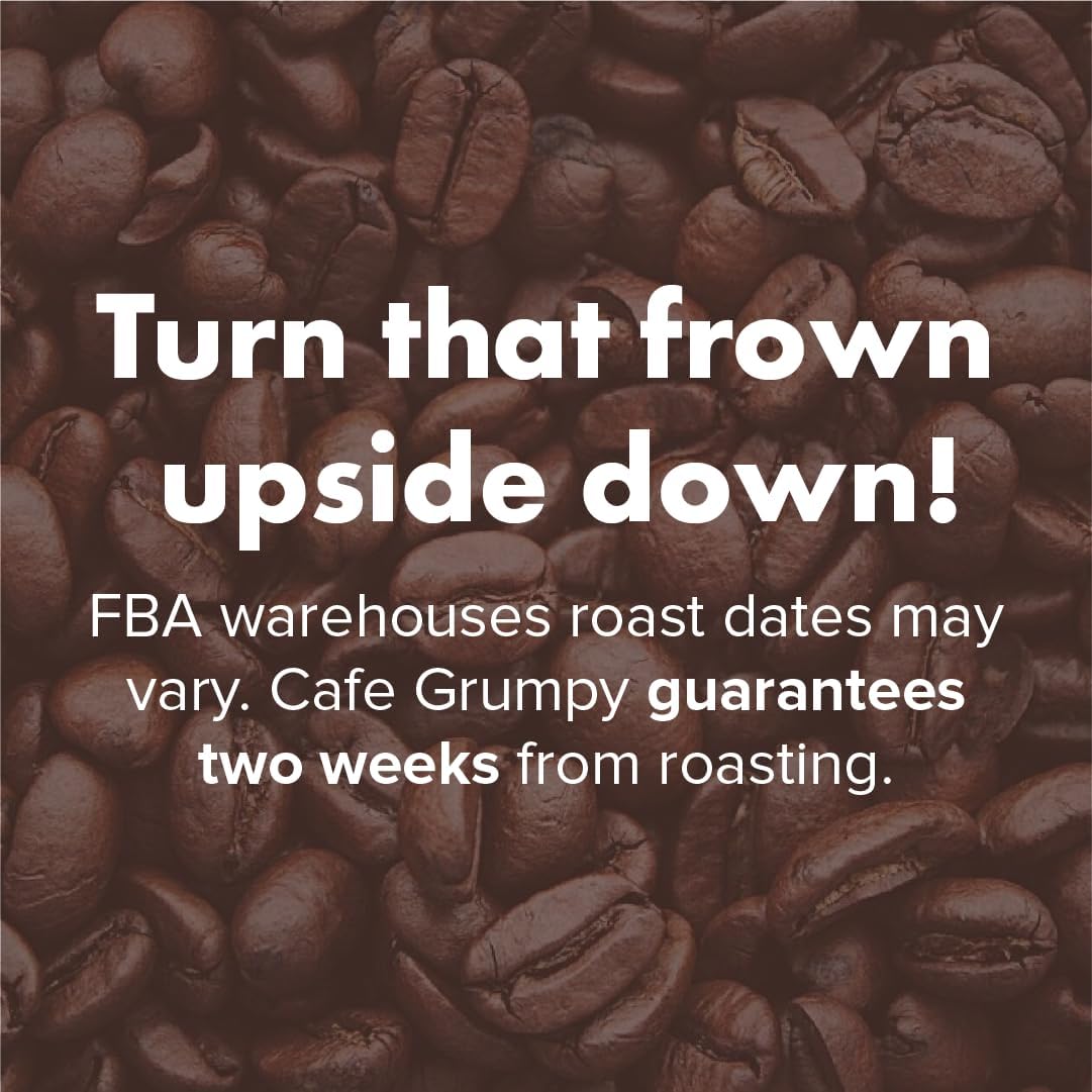 Café Grumpy Ethiopia Yirgacheffe Single Origin Whole Coffee Beans, 12 oz Bag Farm to Table Medium Roast, French Press Pour Over Cold Brew Drip