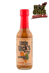 Ghost Pepper Pear Hot Sauce By Little Dick's, Fiery Hot Sauce Made With Flavors of Pear, Ghost Pepper & Mustard, Made With All Natural Ingredients, 5
