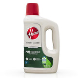 Hoover Pure Essentials Carpet Cleaner Solution, 50 oz., Fresh Rain Scent, Natural Plant Based Formula, Deep Cleaning Carpet Shampoo Solution, Pair