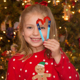 Blue Fizzy Candy Cane, 12 Pack of Blue Raspberry Powder Candy Cane - Individually Wrapped Candy Canes - Christmas Holiday Indulgement - Full Size