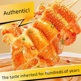 Sesame Sauce Flavor Hairy Tripe Konjac Snack, Mild and Non-Spicy Mix, Double-Sided Cut Flower Craft, 90g (9g x 10 Packs) 3.17oz