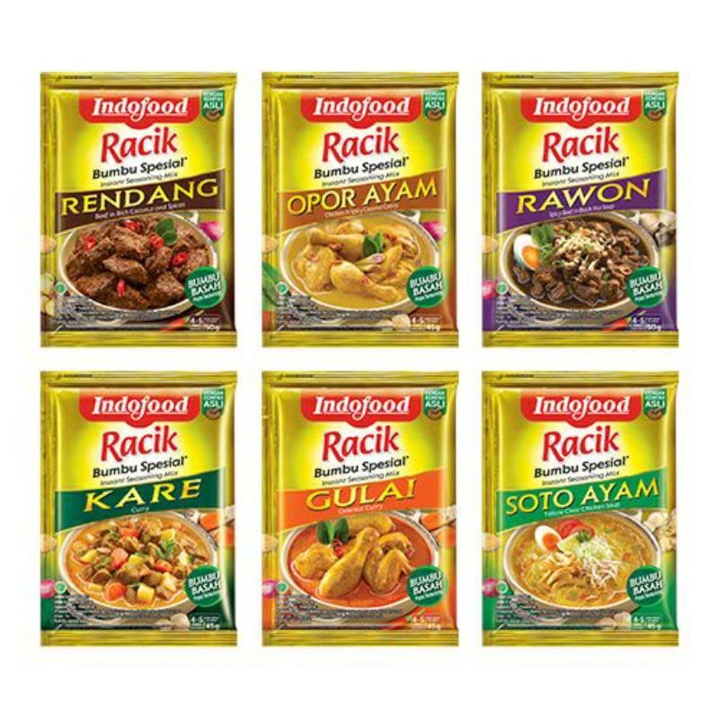 Indofood Rendang Curry Sauce, 2.1 Ounce (Pack of 24)