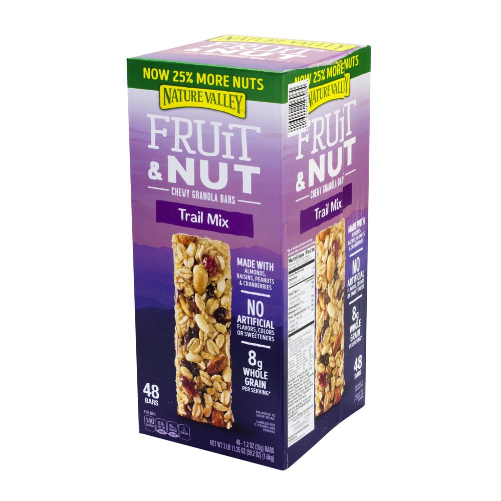 New 366443 Nv Granola Bar Chewy Trail Mix 1.2 Oz (48-Pack) Snacks Cheap Wholesale Discount Bulk Snacks Snacks Fashion Accessories