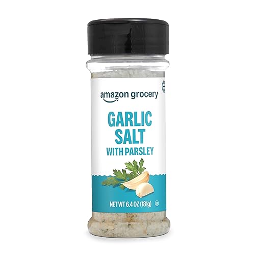 Amazon Grocery, Garlic Salt with Parsley, 6.4 Oz