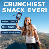 LOVE CORN Sea Salt - Crunchy Roasted Corn Snack, 3 Ingredients, Gluten Free, Non-GMO, Vegan, Low Sugar - Lunchbox, Office & On-the-Go, Alternative