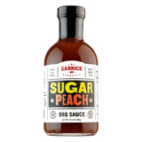 Sugar Peach BBQ Sauce by Gabrick BBQ - Small Batch | Peach & Brown Sugar | Gluten-Free, No HFCS, Gourmet BBQ for Grilling, Smoking, and Slow-Cooking