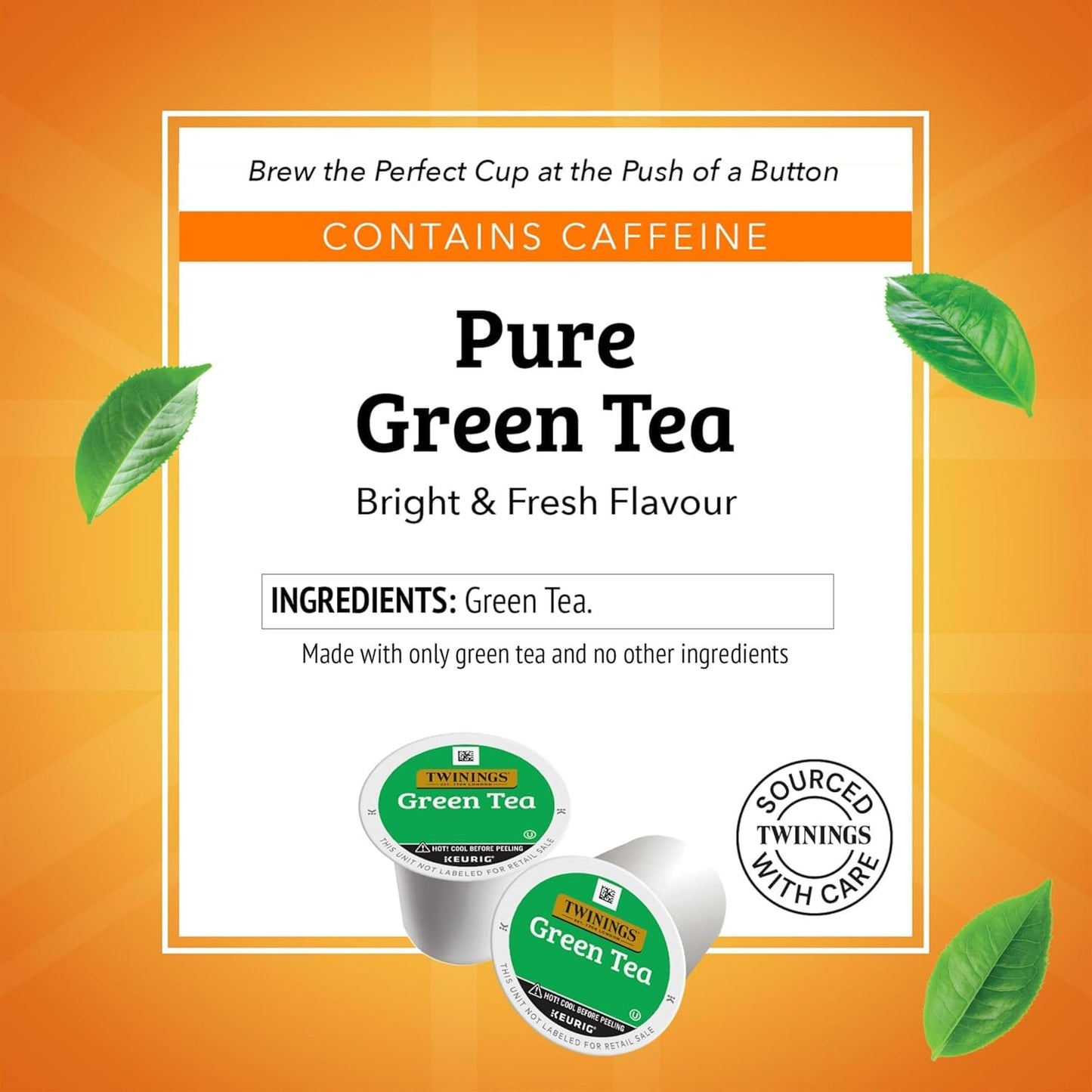 Twinings Green Tea Single Serve Keurig K-Cup Pods, 24 Count (Pack of 4)