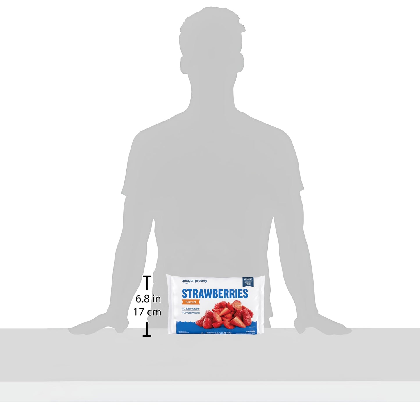 Amazon Grocery, Sliced Strawberries,16 Oz, Frozen (Previously Happy Belly, Packaging May Vary)