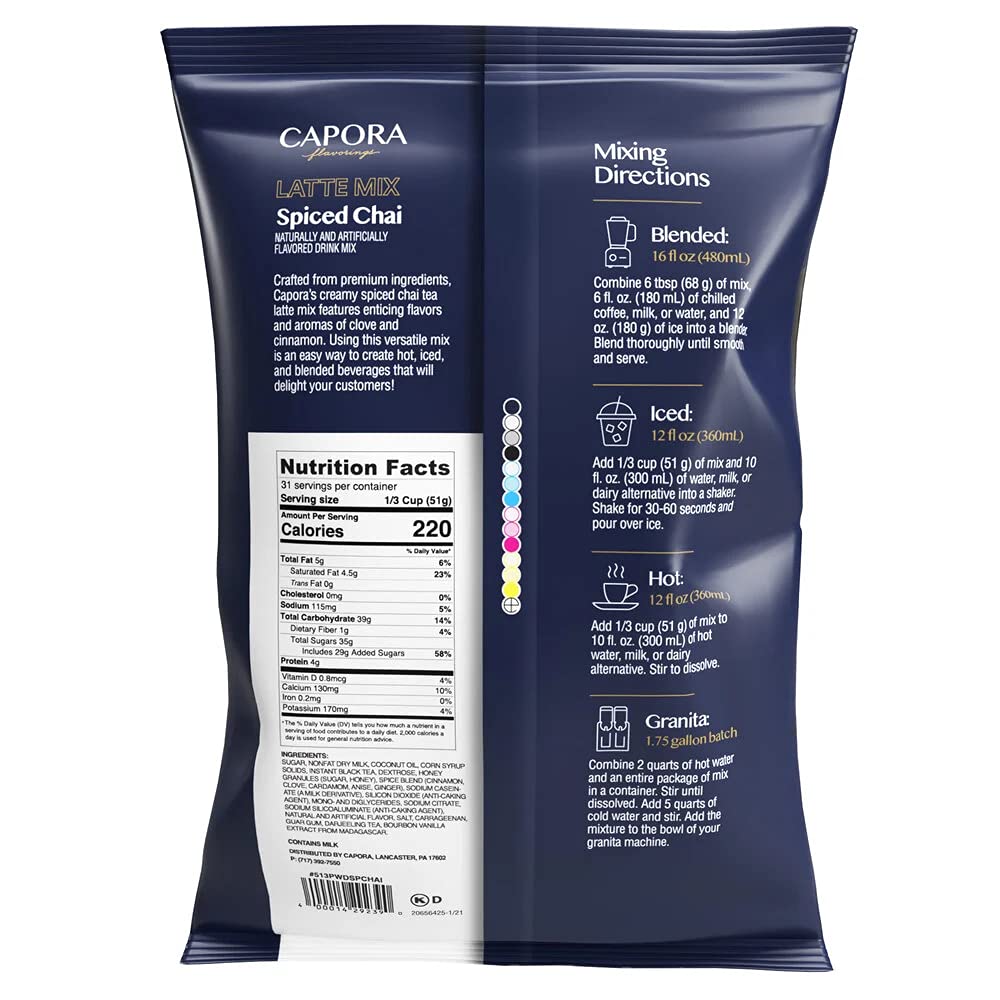 Capora 3.5 lb. Spiced Chai Latte Mix