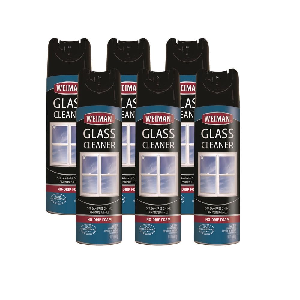 Weiman Glass Cleaner 19 OZ. (Pack of 6)