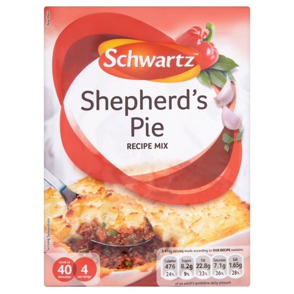 Schwartz Shepherd's Pie Recipe Mix (38g) - Pack of 6