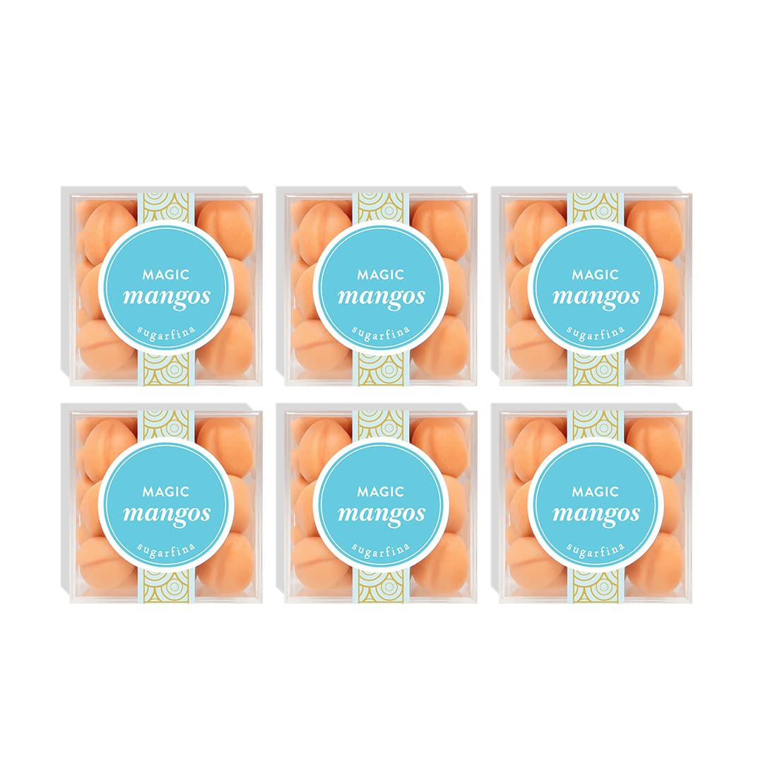 Sugarfina Magic Mangos Small Candy Cube, Gummies, 3.2 oz, 6 Count