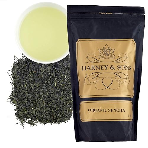 Harney & Sons Organic Sencha Tea| 16oz Bag of Loose Leaf Tea
