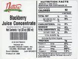 Nature Blessed 100% Pure Blackberry Fruit Juice Concentrate - 1 Quart (1/32 fl oz bottle), Applications: Excellent for Home Wine Making, Brewing