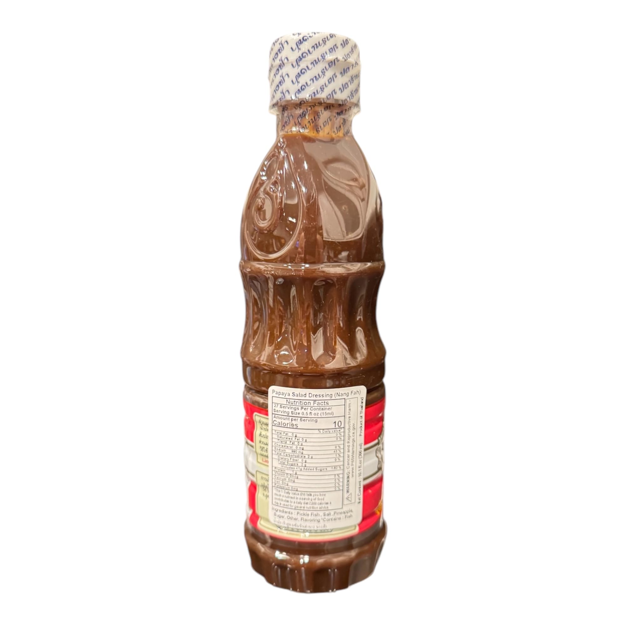 AquaNation Listing For Nang Fah Fermented Fish Sauce - Authentic Thai Pla Ra for Papaya Salad, Som Tam, Curries & More - Concentrated Flavor Enhancer