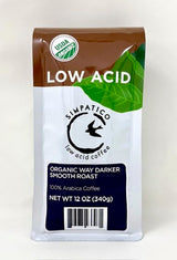 Simpatico Low Acid Coffee - Regular - Organic Way Darker - Ground (12oz bag)
