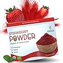 Organic Freeze Dried Strawberry Powder 8 oz | USDA Certified | Vegan Vitamin Food | Natural Organic Fruit Powder