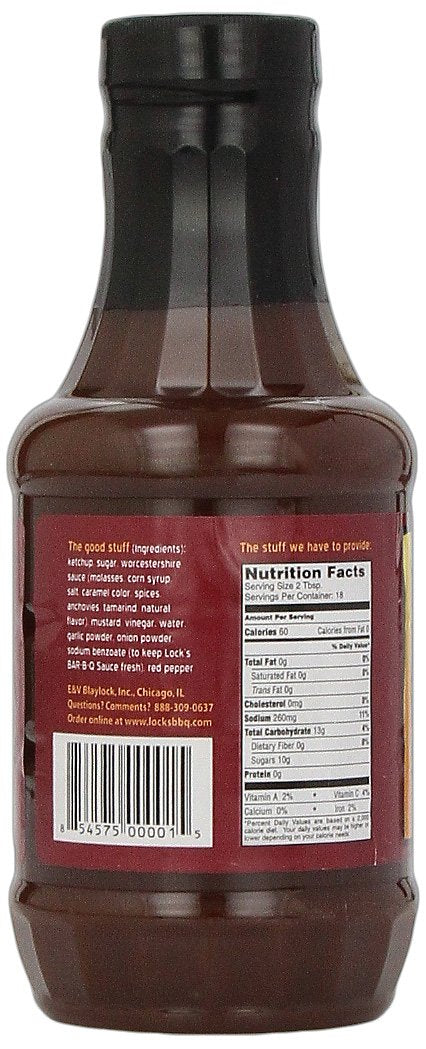 Lock BBQ Sauce, 18-Ounce (Pack of 6)