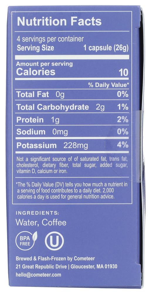 Cometeer, Fast Forward Medium Coffee Capsules, 3.6 Ounce