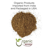 Organic Way Premium Black Pepper Powder (Black Tellicherry Peppercorn) - Adds Flavour & Aroma | Organic & Kosher Certified | Raw, Non GMO & Gluten