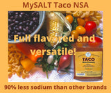 MySALT Taco Seasoning Mix, No Salt Added (3 Pack)