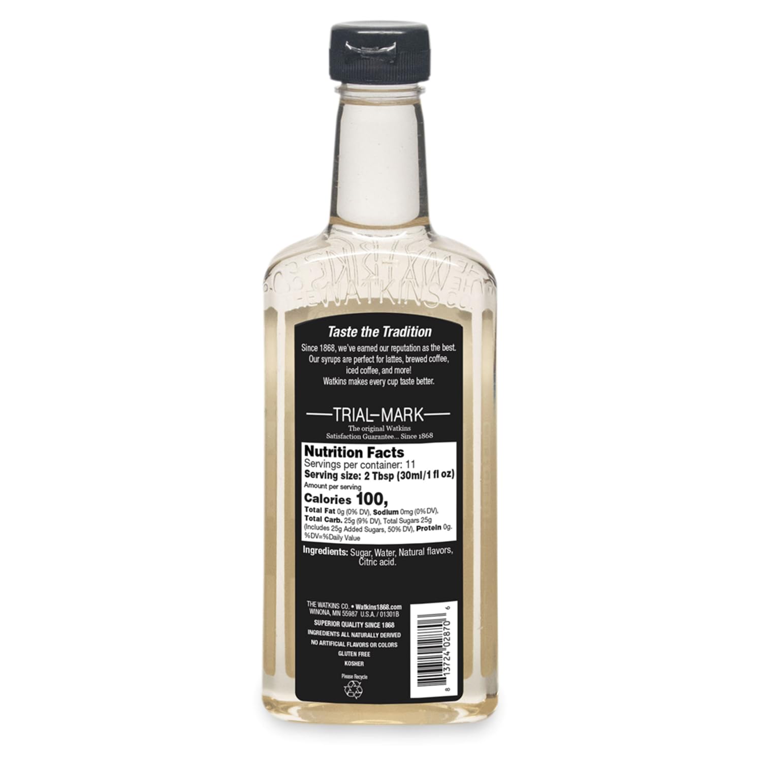 Watkins Caramel Coffee Flavoring Syrup, 11 Ounce