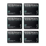 RESPAWN by 5 Sugar Free Focus Chewing Gum 6ct Variety Pack 90 Sticks, Cool Mint, 80 Count