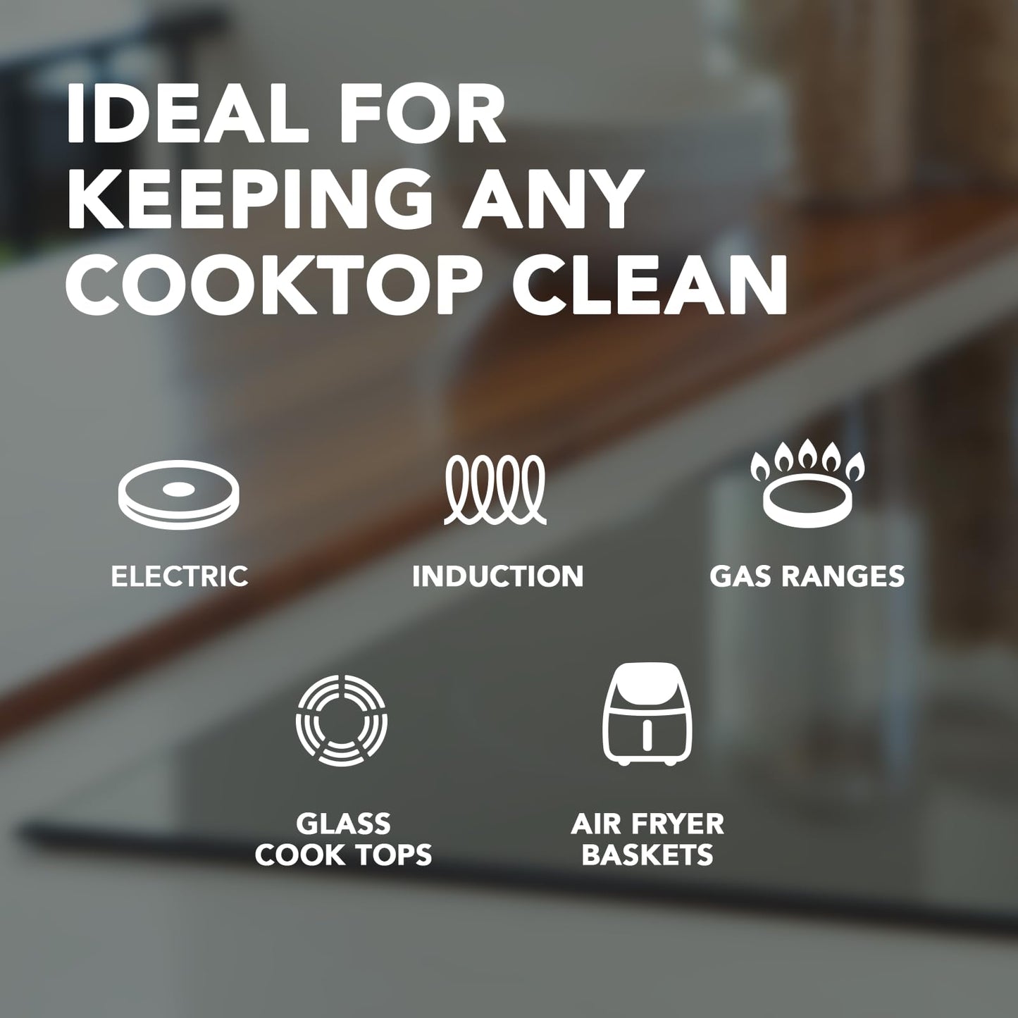 Weiman Glass & Ceramic Cooktop, Stove Top & Oven Cleaner Kit - Kitchen Cleaner Cream, 3 Scrubbing Pads & Scraper for Burnt-On Food & Grease, Clean