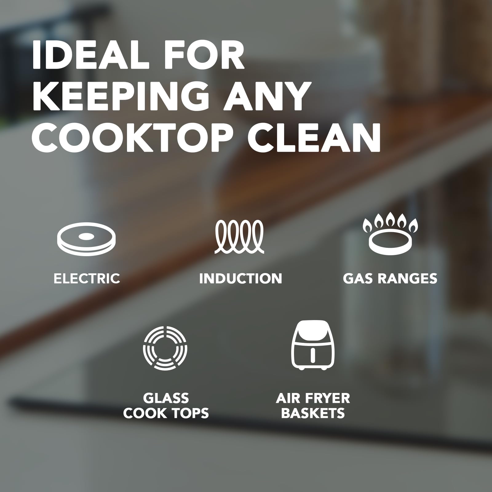 Weiman Glass & Ceramic Cooktop, Stove Top & Oven Cleaner Kit - Kitchen Cleaner Cream, 3 Scrubbing Pads & Scraper for Burnt-On Food & Grease, Clean
