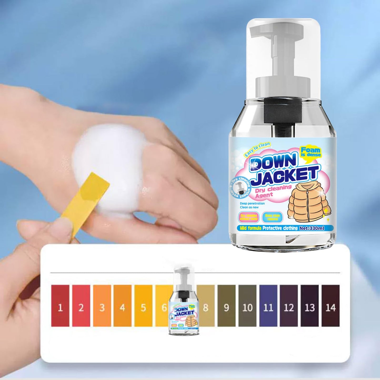 Stain Remover, Performance Stain & Stink Remover, Down Jacket Cleaning Foam, Wash-Free Agent for Down Jacket, Eco-Friendly Stain Remover, Clothes