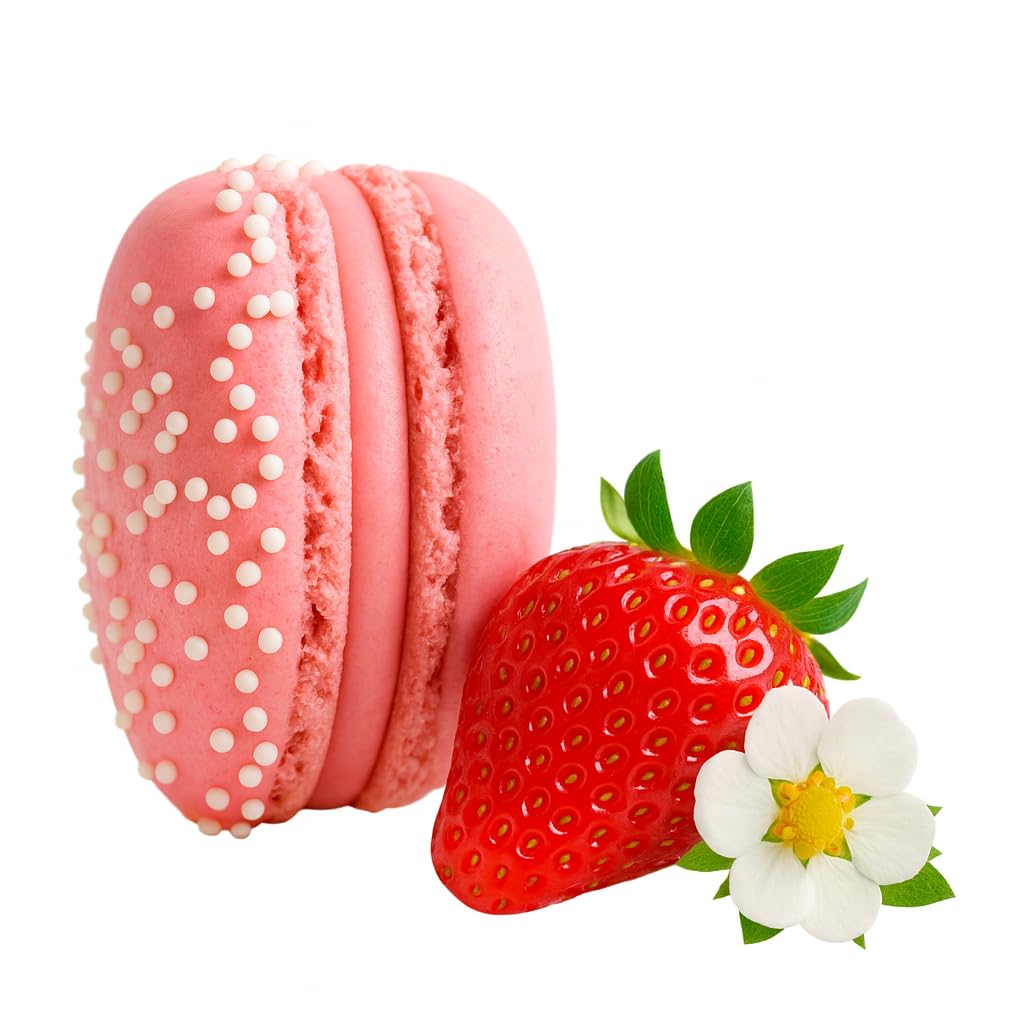 LeilaLove Macarons 15 Pink and white Macarons