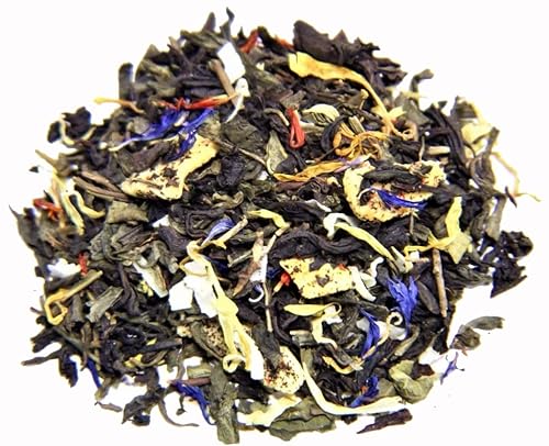 Nelson's Tea - Coconut Mango Passionfruit - Black Loose Leaf Tea - Black and green tea, dried mango, dried pineapple, cornflowers, coconut, safflower
