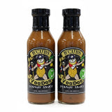 B'Cubs® Voodoo Peanut Sauce MILD, Bold, Nutty, Sweet with a Touch of Spice, Versatile Dip, Drizzle, Marinade & Stir Fry, 2 Pack (2 x 12oz Glass