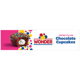 Wonder Crème Filled Chocolate Cupcakes, Individually Wrapped Cupcakes, 8 Count