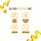 McCaffrey Sriracha Mustard - Spicy Mustard with Sriracha Chili Peppers - Bold Condiment for Sandwiches, Burgers, Dips & Marinades - Clean Ingredients